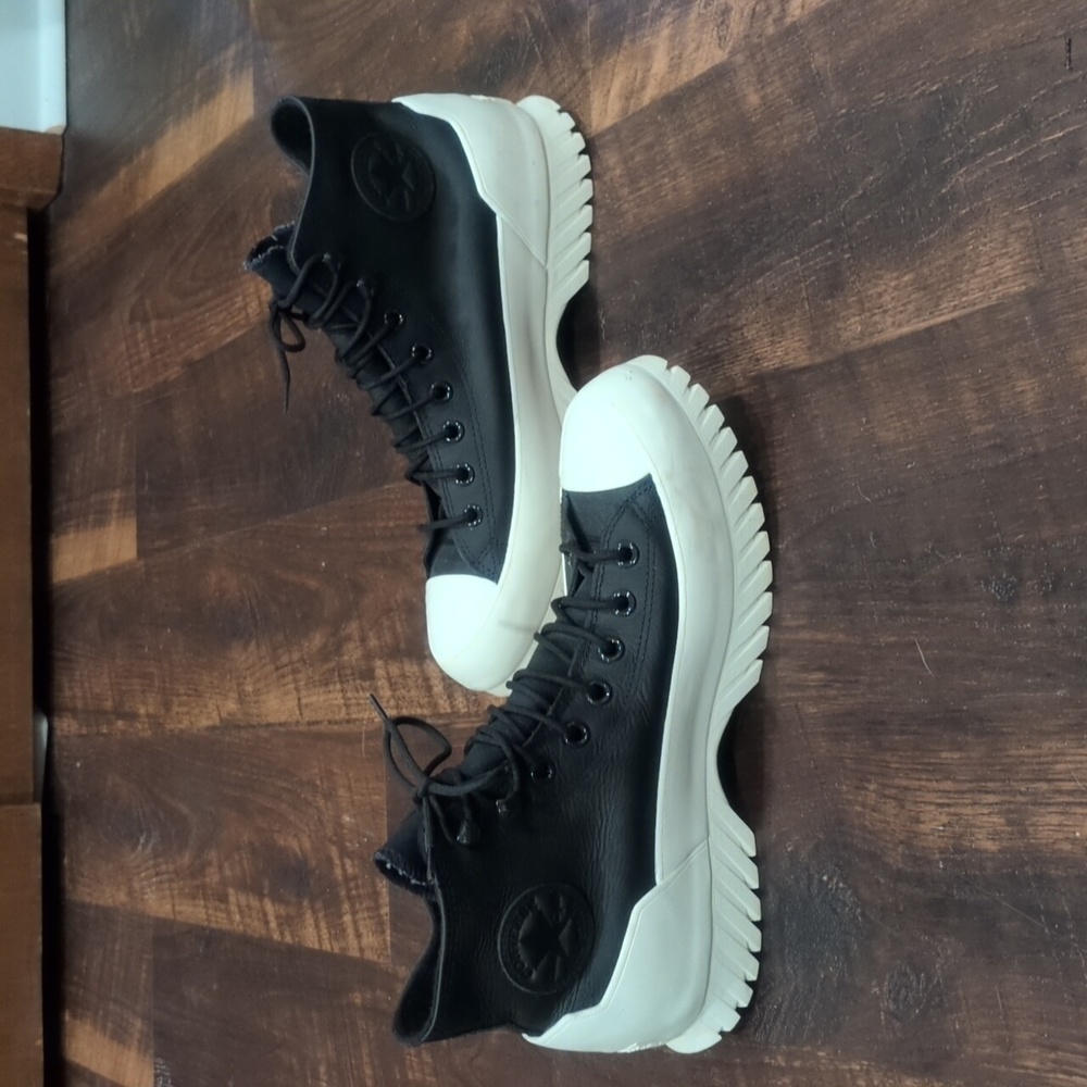 Converse platform high tops women's size 12